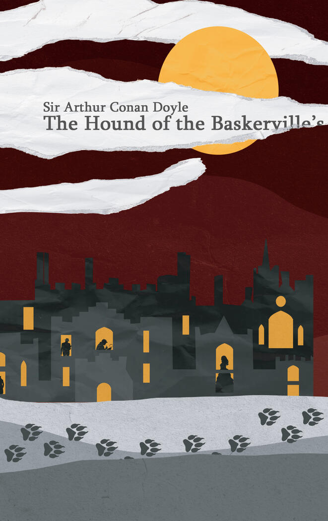 Hound of the baskervilles Book Cover Hound of the baskervilles Book Cover