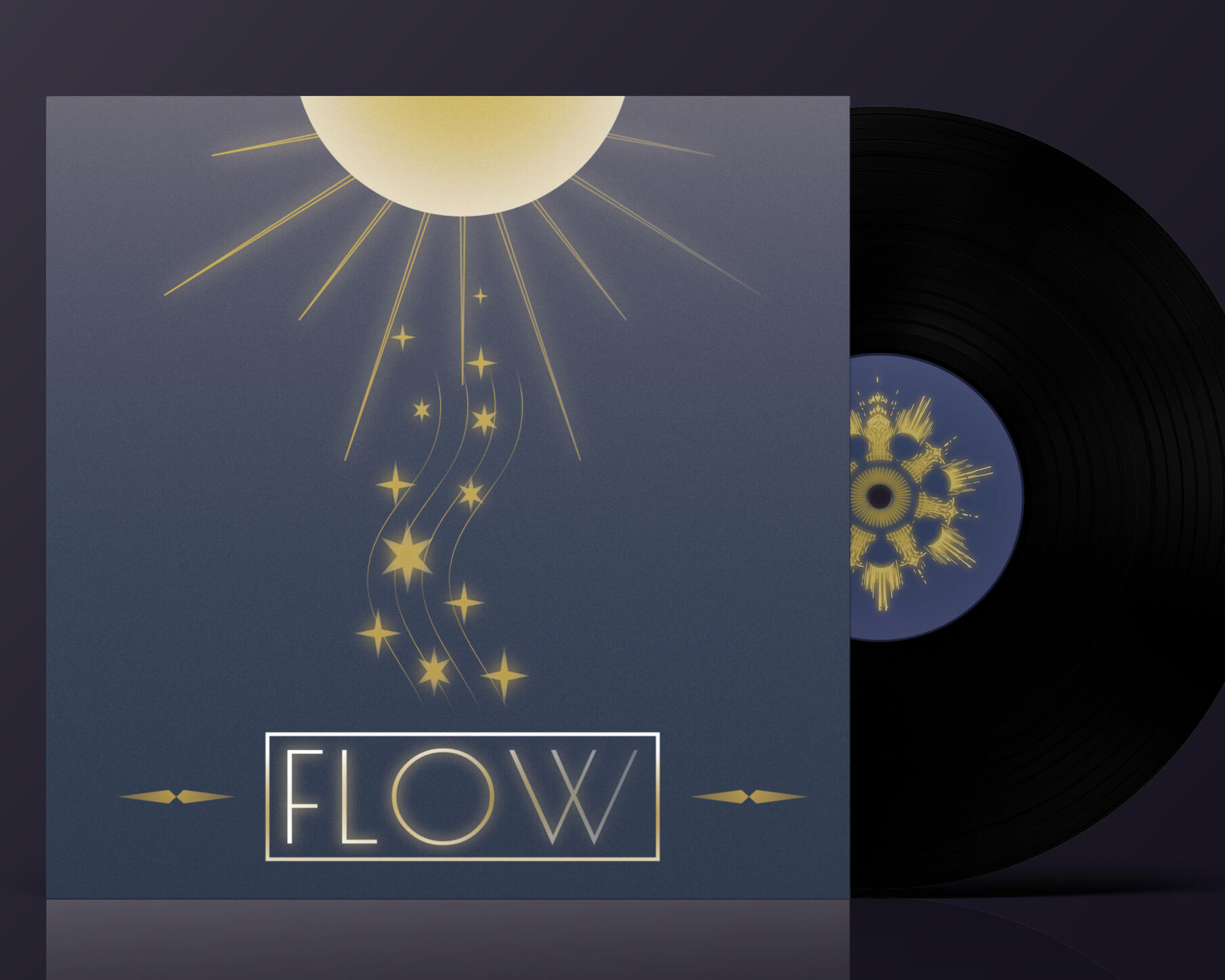 FFXIV Flow Fan Vinyl Cover Design